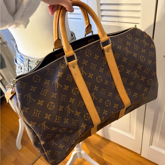 Final price - Louis Vuitton Keepall 45 Monogram Duffel Bag in Brown and Tan - Picture 2 of 15